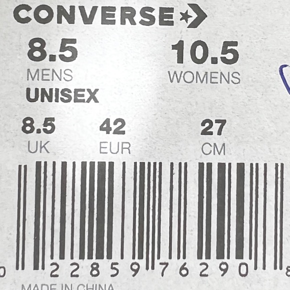 NWT Converse Chuck Taylor All Star Men’s Shoes - Picture 8 of 8